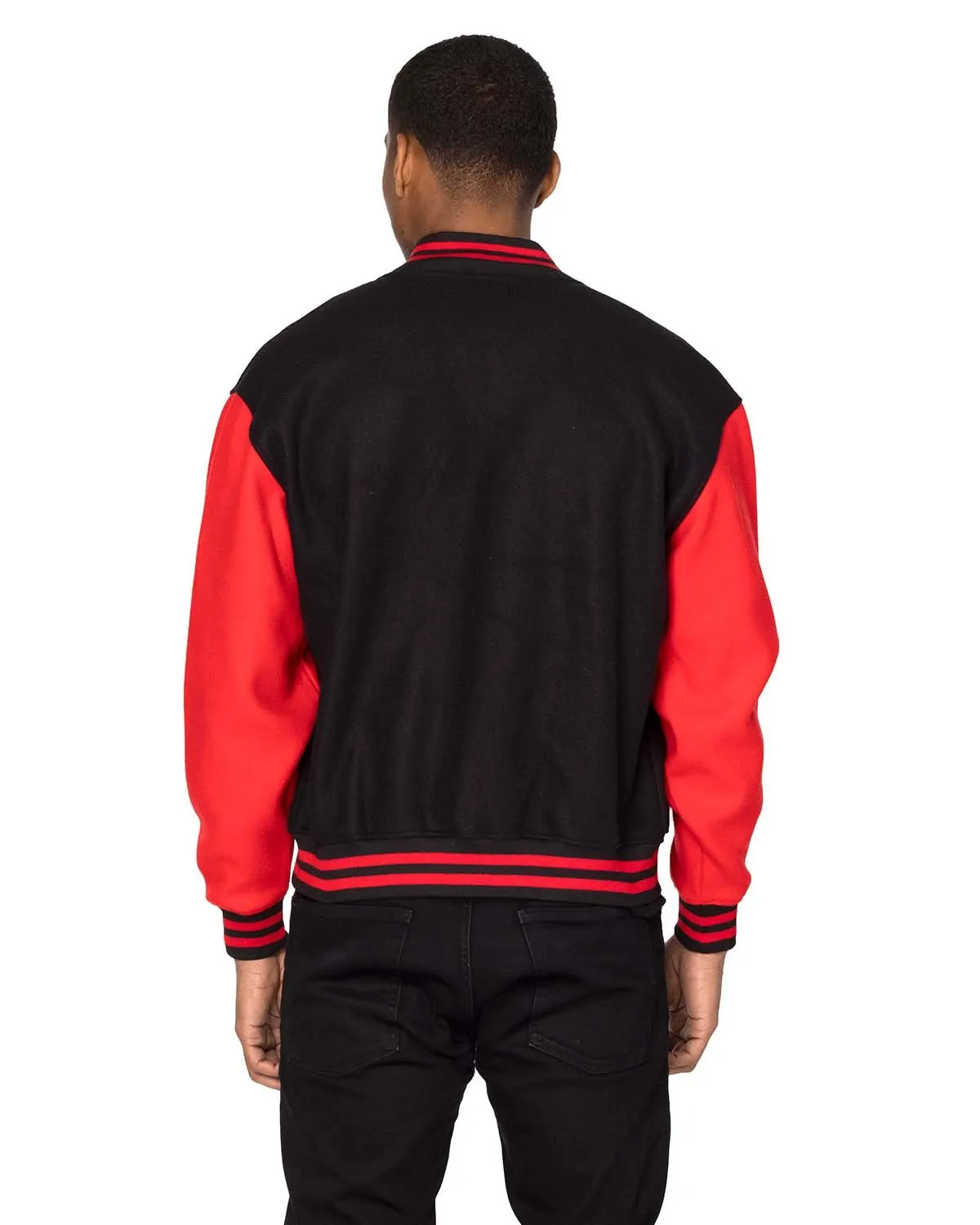 364J-Threadfast Apparel-BLACK/ RED