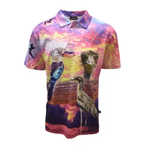 Adult Short Sleeve Sun Shirt - Birds