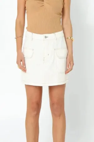 DARCY MINI SKIRT - White