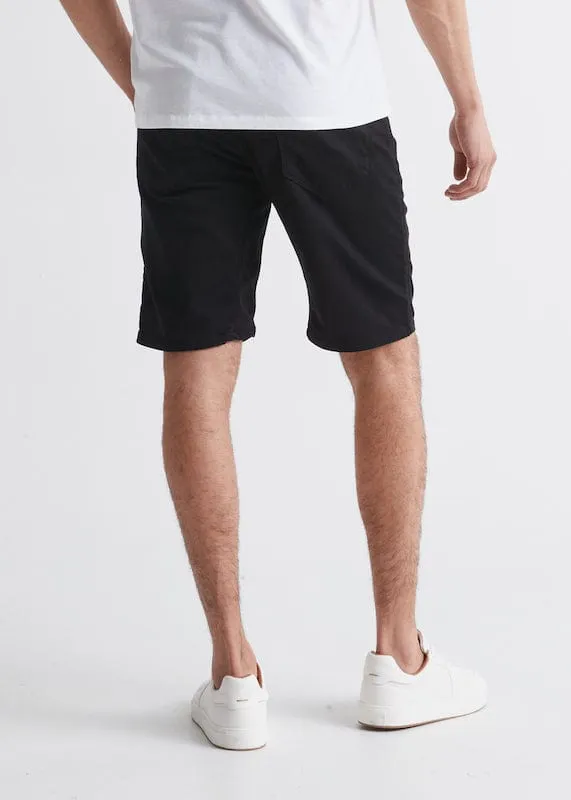 DU/ER SHORT NO SWEAT SLIM BLACK 10"