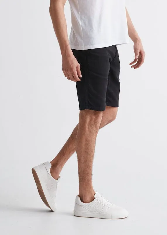 DU/ER SHORT NO SWEAT SLIM BLACK 10"