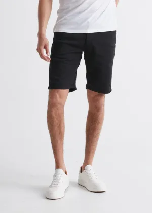 DU/ER SHORT NO SWEAT SLIM BLACK 10"