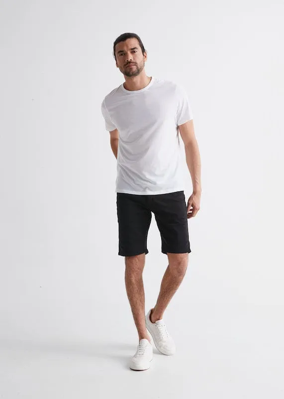 DU/ER SHORT NO SWEAT SLIM BLACK 10"