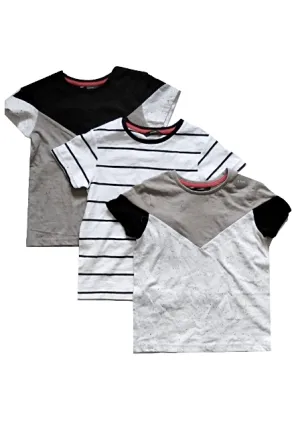 George Boys Three Pack Pattern T-Shirts