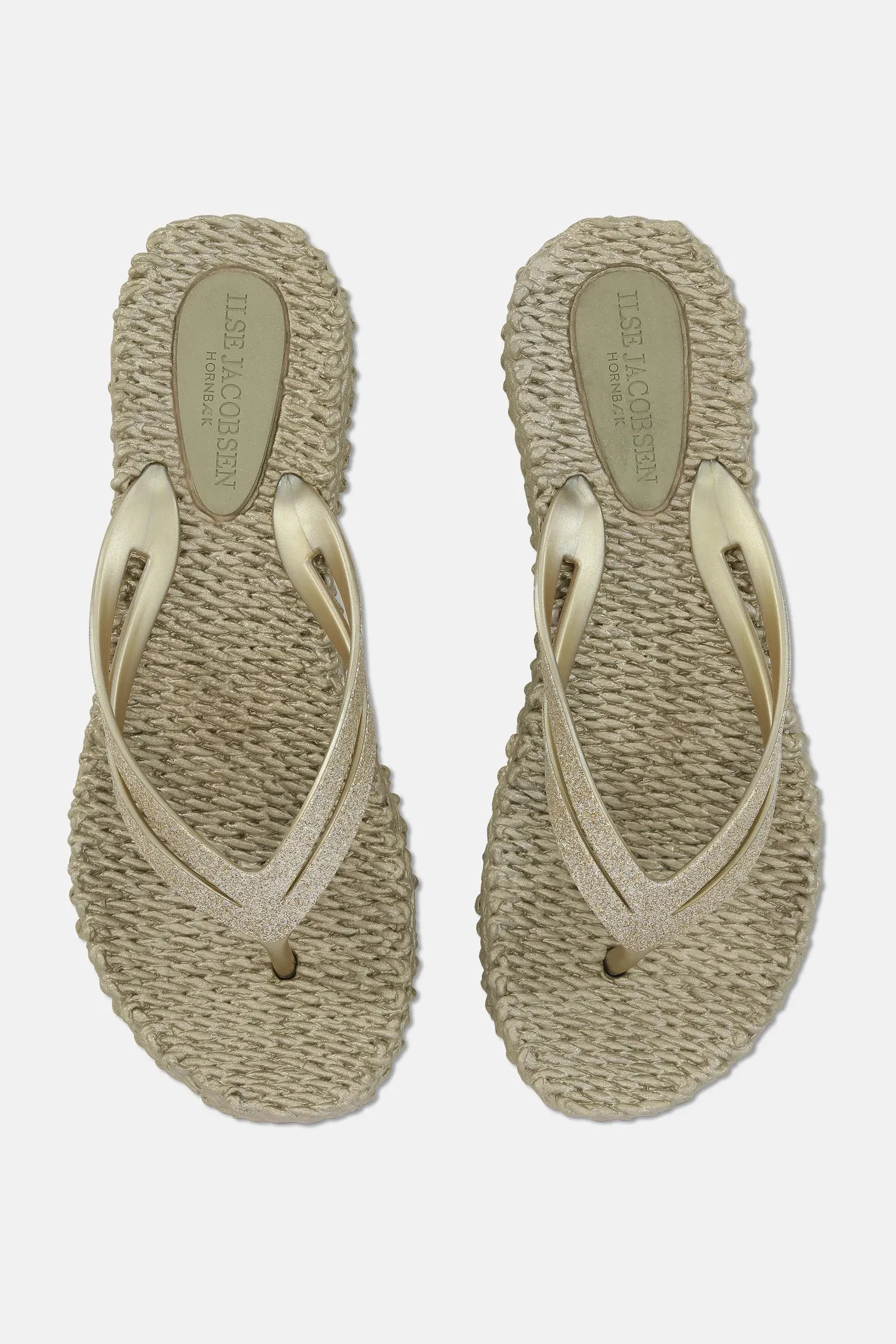 Ilse Jacobsen Flip Flop On Platform Sole - Platin