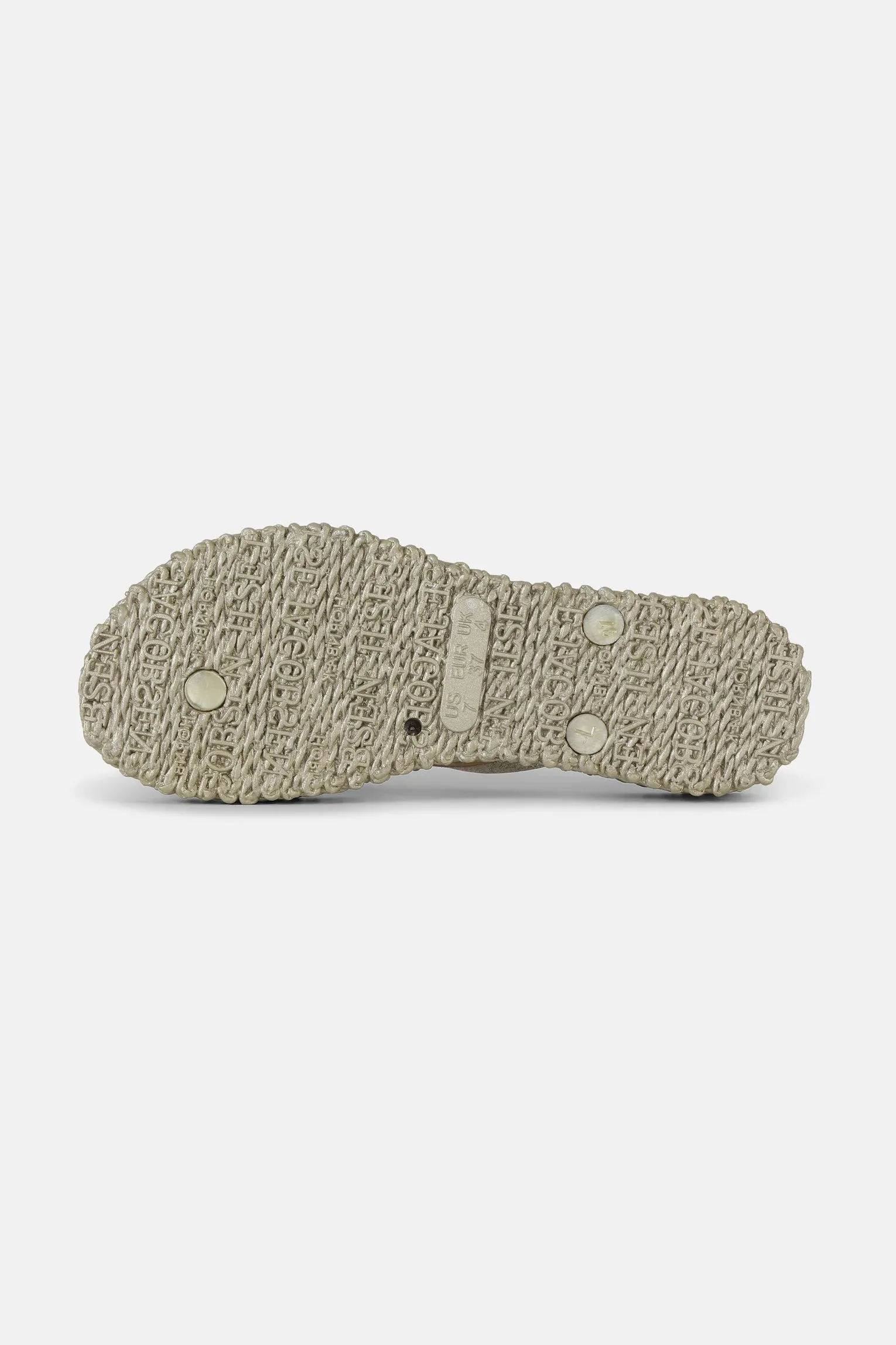 Ilse Jacobsen Flip Flop On Platform Sole - Platin