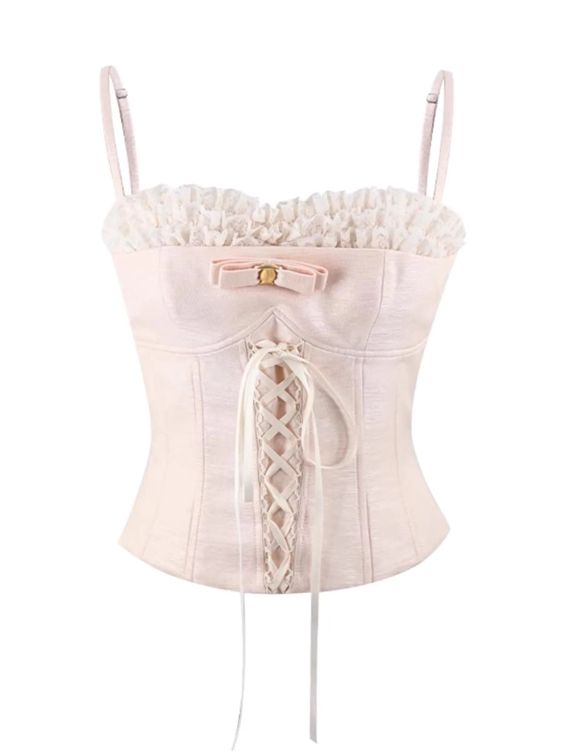 Julietta Lace Detailed Corset Top