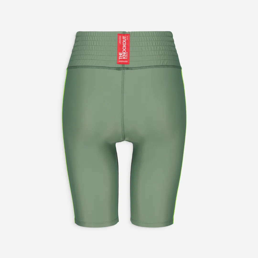 Reakt Short in Sage & Yellow