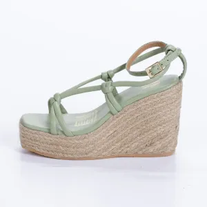 Silvia Cobos Louise Wedges Green